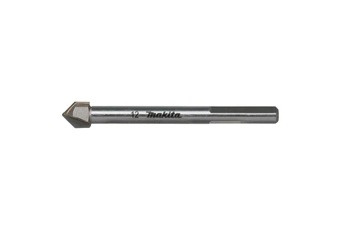 Glass Drilling 12mm x 96mm Glass Drill Bit (D-78477) D-78477 12mm 96mm Straight (Three flat) 1 