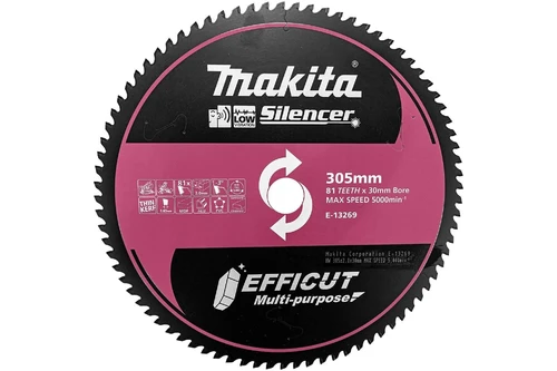 Efficut blades EFFICUT 305mm Multi-Purpose Blade E-13269 305mm x 30 x 81T 1.65mm -3° 30/25.4mm 5,000min-1