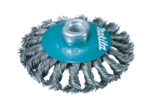 Wire Brushes 100mm Knotted Wire Bevel Brush, M10 x 1.5 (D-77578) D-77578 100mm Knotted Wire Bevel Brush, M10 x 1.5 0.5mm 12,500 100