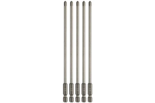 Fastening bit sets PH2 Phillips Power Bit, 4.5x155mm 5/pk (191V02-0) 191V02-0 PH2 1/4 5-pc Screw bit PH2 4.5x155mm