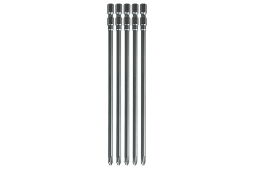Fastening bit sets #2 Phillips Power Bit, 6‑3/8&quot;, 5/pk (B-10481) B-10481 #2 6‑3/8 #2 Phillips Power Bit, 6‑3/8