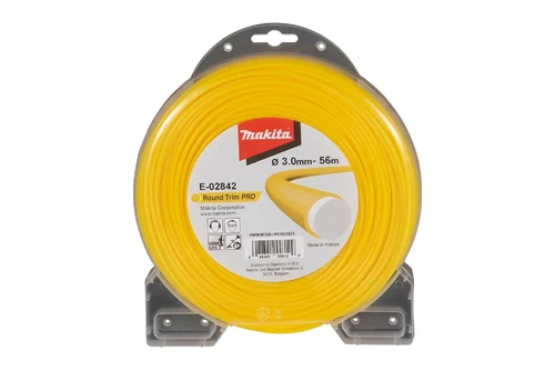 Line Trimmer & Brushcutters 3.0mm x 56m Trim Pro Line, Yellow (E-02842) E-02842 3mm 56 Metres Yellow Round Trim Pro, Double layer